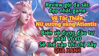 [ Vương Giả Vinh Diệu ] Review skin đa sắc đẹp nhất game Võ Tắc Thiên Nữ Hoàng Long Cung cực vip