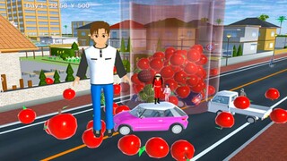 Yuta Mio Sakura Naik Mobil Masuk Ke Gorong Gotong Apel Raksasa 🥵😛 Game @Ebi Gamespot