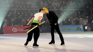 [On Ice วันพีซ] โซโล ซันจิหมุนหัวเป็นวงกลม