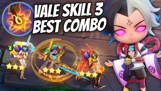 BEST STRATEGY FOR VALE SKILL 3 !! EAZY 3 STAR !! MAGIC CHESS MOBILE LEGENDS