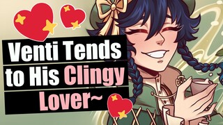 "It's okay to be clingy with me!" 💖 [Venti Audio RP] [Cat-Ear/ Neko Listener]