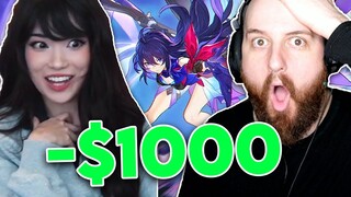 I gave her $1000 to summon in Honkai Star Rail (ft. @Emiru)