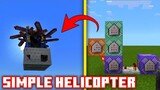 Simple Helicopter in Minecraft | Command Blocks