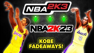 NBA 2K3 - NBA 2K23 Kobe Bryant Fadeaway Evolution