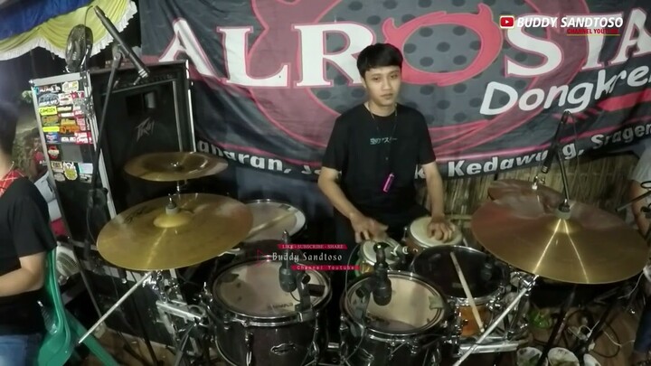 Stage Cam Drummer "Cak Toto" Joko Tingkir - Alrosta Dongkrek - ARS Jilid 6 - Hvs Sragen A2!!
