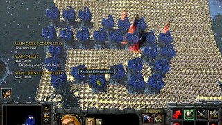 Can you beat the Human Campaign in Warcraft 3: Reign of Chaos with just Footmen?