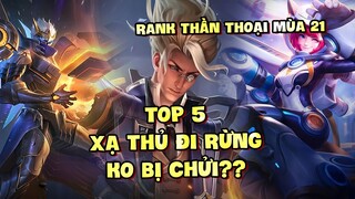 Tốp Mỡ | TOP 5 XẠ THỦ ĐI RỪNG RANK THẦN THOẠI MÙA 21 GÁNH TEAM MÀ KHÔNG BỊ CHỬI?? | MLBB