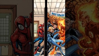 Spider-Man Meets The Fantastic Four For The First Time