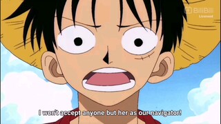 Luffy doesn't want another navigator