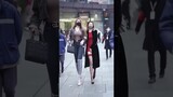 best street style fashion || Chinese girl #shortsvideo  #chinesefashion