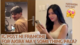 Francine Diaz may special na ginawa for Akira's birthday [ E for????? ]