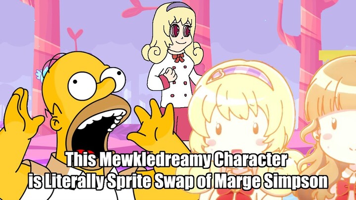 M.U.G.E.N Battle: This Mewkledreamy Character is Literally Sprite Swap of Marge Simpson.