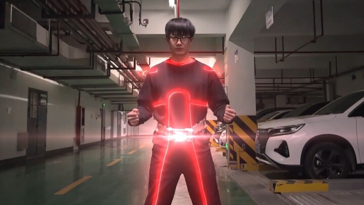 A simple belt, but I really transformed into "Kamen Rider Faiz" [Special effects transformation]