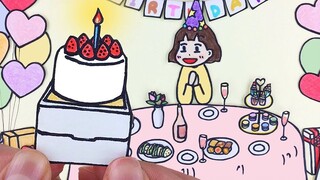 【Stop Motion Animation】 Is anyone having a birthday today? Let’s have a birthday party together~| Se