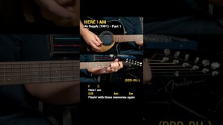 Here I Am - Air Supply (1981) Easy Guitar Chords Tutorial with Lyrics part 1 SHORTS