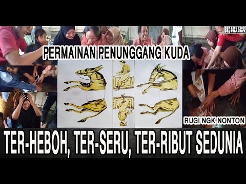 ASAH OTAK GAMBAR PENUNGGANG KUDA teka teki gambar