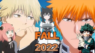 NEXT SEASON IS PACKED! - FALL 2022 ANIME SEASON - What to watch?