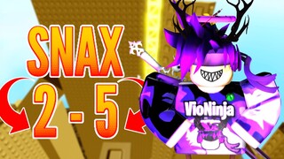 Snax Obbies COMPLETE! (2-5) l Roblox l VioNinja