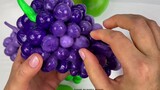 Squeezing a grape stress ball. Turn down the volume please!