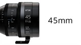 Irix 45mm T1.5 Cine: 8K-ready, weather-sealed, low distortion, magnetic mount.
