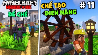 Minecraft: Đế chế Zombie tập 11 xây dựng ngành tạo điện năng cho đế chế dân làng