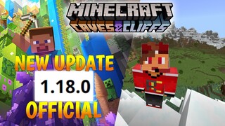 NEW UPDATE !!! MCPE V 1.18.0 OFFICIAL - Akhirnya Cave And Cliff Update PART 2 Rilis ! +Link Download