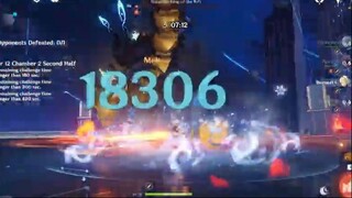 Sucrose Taser & Đội tuyển quốc gia Rosaria - chỉ 4⭐ (Không có địa lý) - Spiral Abyss 2,5 - 9