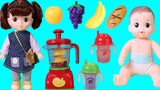 Mainan pembuat jus kacang Korea membantu bayi mencuci rambut dan akan berubah warna