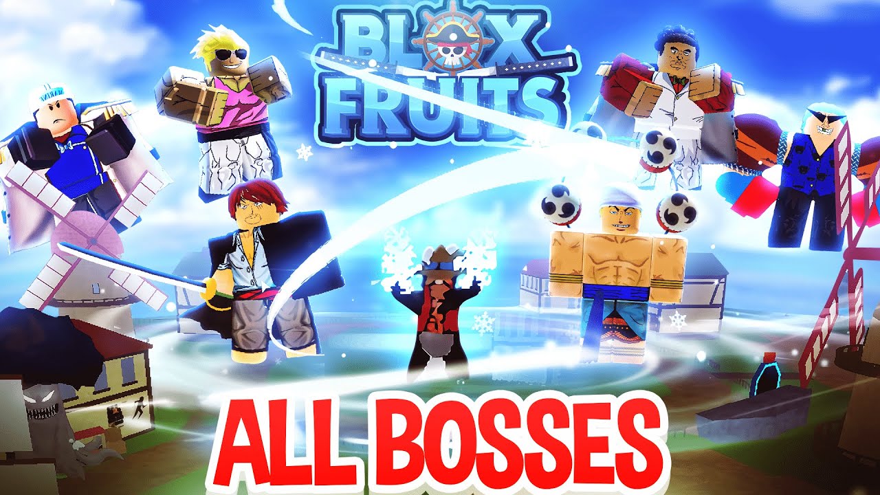 Dough Fruit VS Bosses & Admirals (blox fruits) update 20 in 2023