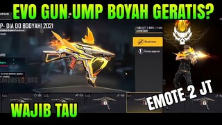 BOCORAN EVO GUN UMP BOYAH DAY 2.0 APAKAH GERATIS?, KATANA TOP UP BONUS, SKIN GRATIS