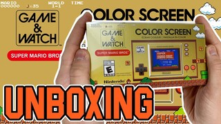 Game & Watch:Super Mario Bros Edition Unboxing