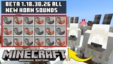 Minecraft Bedrock 1.18.30.26 Wild Update All Copper and Goat Horn Sounds