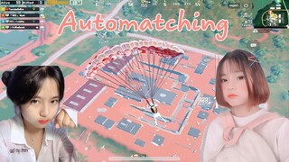 PUBG Mobile - Automatching trà trộn tán gái | Gặp 2 bé 2k7 và cái kết :D