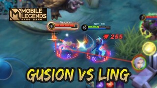 MANIAC🔥🔥🔥, GUSION RAM SW VS HYPER LING, ROGER, ESMERALDA | GAMEPLAY #58 | MOBILE LEGENDS BANG BANG