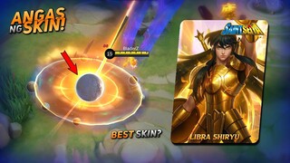 CHOU NEW SKIN LIBRA SHIRYU IS HERE! BEST CHOU SKIN!!! (ANGAS GRABE) -MLBB