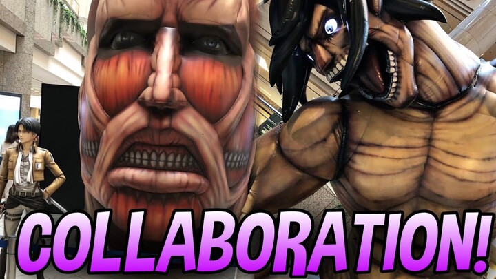 Attack On Titan SPECIAL Collaboration ft. Yokohama Landmark Tower Tour! | Attack On Titan Event