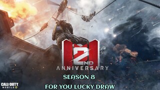 SEASON 8 "FOR YOU" LUCKY DRAW