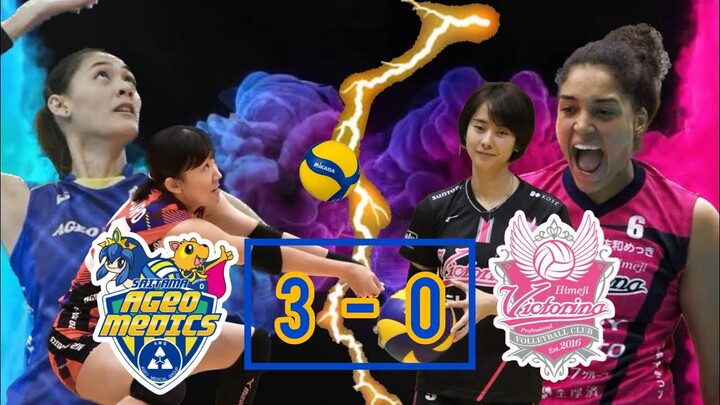 Round 1: AGEO MEDICS GAME HIGHLIGHTS vs VICTORINA | Japan V.League 2022/2023 | Women’s Volleyball