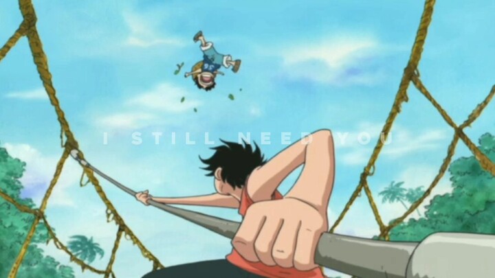 Luffy hanya ingin mengingat masa kecil nya