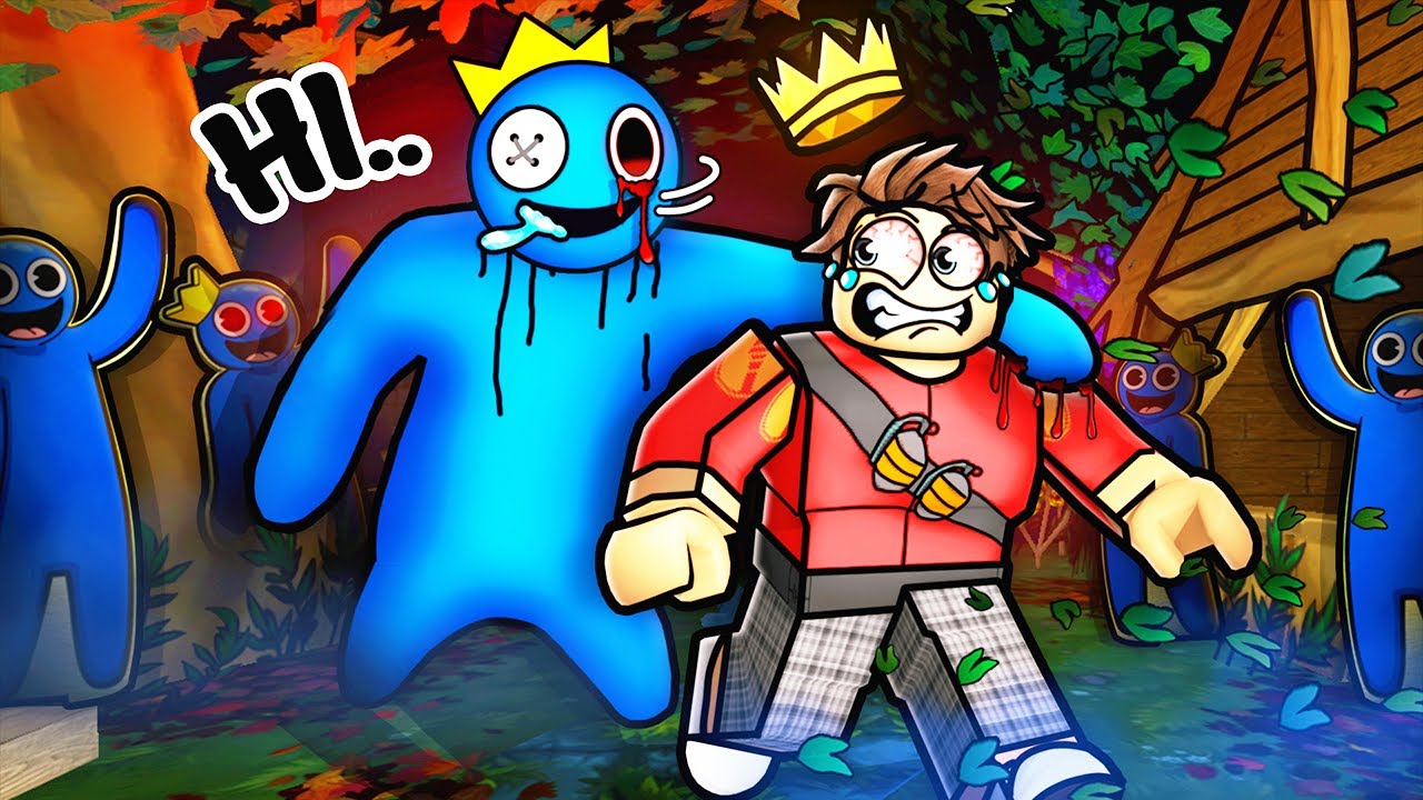 BICHO AZUL BABÃO (Roblox Rainbow Friends) - BiliBili