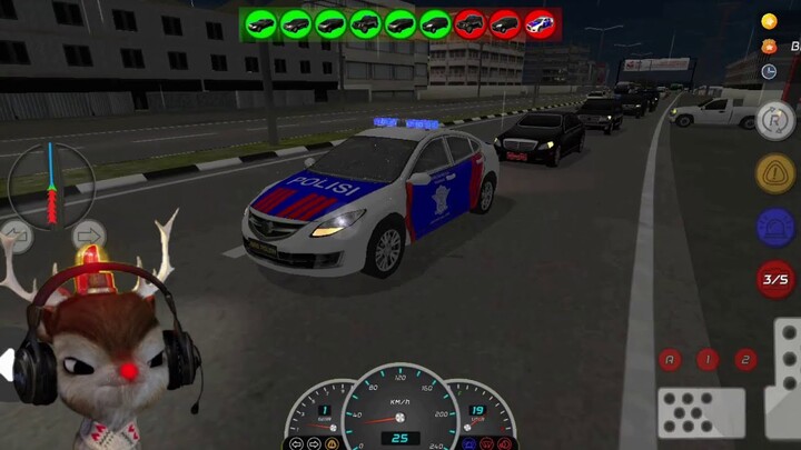 Mobil Polisi Mengawal Presiden - Konvoi Rombongan Presiden - AAG Polisi Simulator