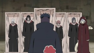 Kabuto uses the Itachi, Sasori, Deidara, Kakuzu, and Nagato Summoning techniques English Dub