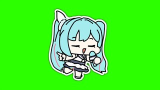 初音未来绿屏 [蔚蓝档案动画片]