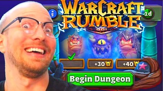 DUNGEONS are *INSANE* in Warcraft Rumble!