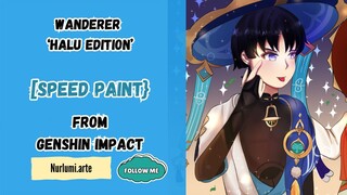 [SPEEDPAINT] EDISI HALU BERSAMA WANDERER DAN FARUZAN FROM GENSHIN IMPACT