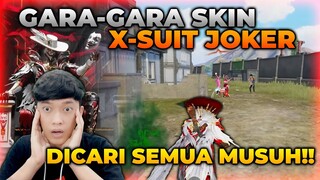 GARA2 SKIN XSUIT JOKER LANGSUNG DIBURU SEMUA MUSUH , LANGSUNG RATAKAN PAKAI M4 SHINOBI - PUBG MOBILE