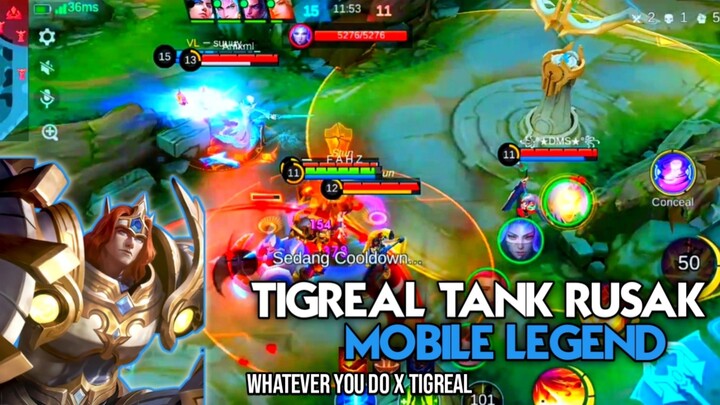 TIGREAL TANK RUSAK