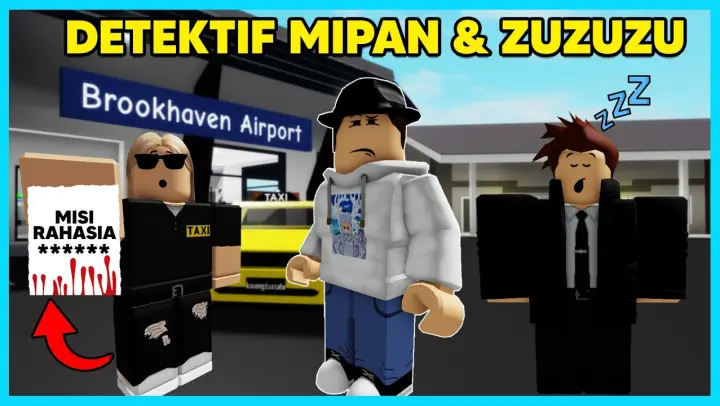 MIPAN & ZUZUZU Mendapatkan Misi Rahasia! Ketika Menjadi Supir Taksi Di Brookhaven - Roblox