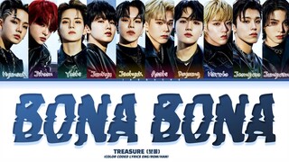 TREASURE 'BONA BONA' Lyrics (Color Coded Lyrics)