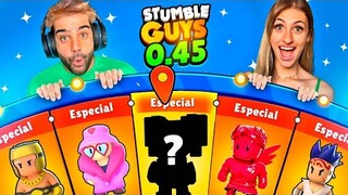 CONSEGUIMOS TODAS LAS SKINS de LA NUEVA ACTUALIZACIÓN 0.45 de STUMBLE GUYS!!